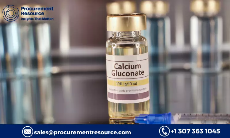 Calcium Gluconate Manufacturing Cost