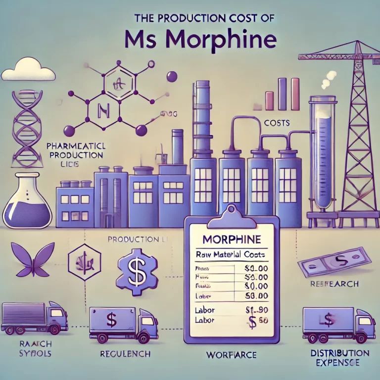 production costs of Morphine (MS Contin)