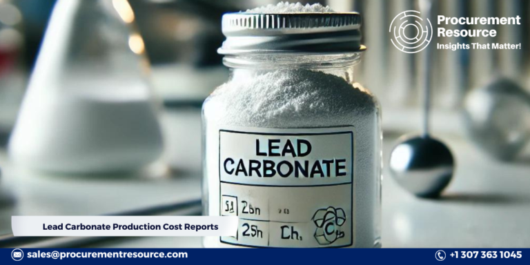 Lead Carbonate Production Cost Reports